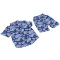 thumbnail image 4 of Pantalones cortos de camisa de verano para niño el material de algodón puro es suave y cómodo Pantalones cortos de camisa Diseño de patrón de estampado floral para la vida Higoodz Otros, 4 of 8