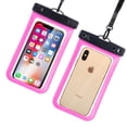 thumbnail image 1 of 2 Pack Waterproof Phone Pouch Universal Waterproof Case Dry Bag for iPhone 14 13 12 11 Pro Max Plus XS XR X 8 Galaxy S22 S21 S20 Pixel Up to 7.0, IPX8 Underwater Phone Protector, 1 of 13