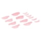 thumbnail image 1 of 7 pares de rizadores de pestañas de silicona para permanente, almohadillas reutilizables de diferentes tamaños para salones de belleza, color rosa, 1 of 14