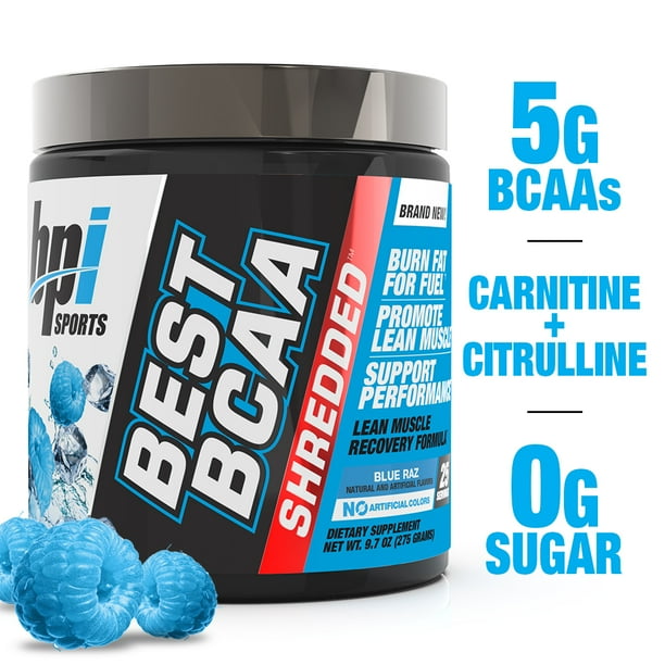 BPI Sports Best BCAA Shredded CaffeineFree Thermogenic Recovery