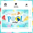thumbnail image 5 of Pool Party Banner for Pool Party Decorations, Pizza Backdrop, Swim Party Supplies, 5 of 6