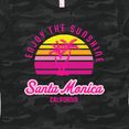 thumbnail image 4 of Inktastic Summer Enjoy the Sunshine Santa Monica California in Pink Women's T-Shirt, 4 of 5