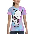 thumbnail image 5 of Sanrio Pochacco Kids T-Shirt 3d Printed Graphic T-Shirts Boys And Girls Short Sleeve Shirts For Youth Kids X-Small, 5 of 6