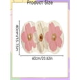 thumbnail image 3 of Flower Pattern Non-Slip Washable Area Rug, Rubber-Backed Indoor Outdoor Floor Mat for Entryway, Kitchen and Bedroom Home Decor, 3 of 5