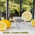 thumbnail image 1 of 9 oz Clear Plastic Cups, 25/50/100... Pack Classic Clear Disposable Plastic Wine Cups for Wedding & Party, Elegant Plastic Cocktail Cups, Plastic Tumblers, Plastic Drinking Cups, 1 of 8