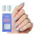 thumbnail image 1 of Kiss Gel Fantasy, uñas postizas, pegamento incluido, 'Champagnes', azul claro, tamaño corto, forma ovalada, incluye 28 uñas, pegamento 2G, 1 palito de manicura, 1 lima mini, 1 of 1