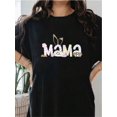 thumbnail image 1 of Easter Day T Shirts Womens Leopard Mama Bunny Shirts Rabbit Graphic T Shirt Cute Print Women T Shirt, Short Sleeve Round Neck Casual Top For Summer Spring, Women's Clothing Tee For Adult, Men, Women,, 1 of 6