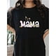 thumbnail image 1 of Camisetas del día de Pascua para mujer, camisetas de leopardo con diseño de conejito, camiseta con gráfico de conejo, linda camiseta con estampado para mujer, camiseta informal de manga corta con cuel, 1 of 6