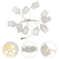 thumbnail image 4 of CIMAXIC Light String 1pc Christmas Decor Wooden House Light String Novelty Lighting Tree Decoration,39.37"X2.17"X1.57", 4 of 4