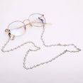 thumbnail image 4 of Silver/Rose Gold Heart Eyeglass Chain for Men and Women (Silver), Large, 4 of 4