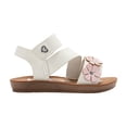 thumbnail image 2 of bebe Toddler Girl's Sandals – Cute Flat Adjustable Summer Strappy Sandals for Toddler/Little Kid/Big Kid, 2 of 8
