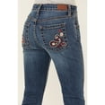 thumbnail image 2 of Shyanne Girls' Maren Medium Wash Embroidered Pocket Bootcut Comfort Stretch Denim - SGSP24J72-BIG-MDW 14 REG, 2 of 4