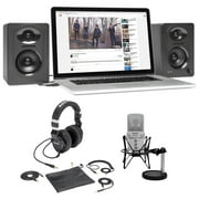 Samson G-Track Studio Podcast USB Microphone+Interface+Z55 Headphones+Monitors