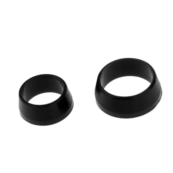 Goma de sellado para tija de sillín Ø 35 40 mm, juego de 4 negro
