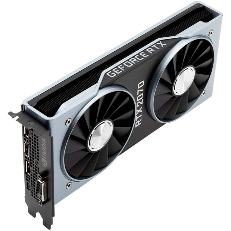 NVIDIA GeForce RTX 2070 Founders Edition 8GB GDDR6 PCI Express 3.1 Graphics  Card with PCIe Riser