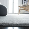 thumbnail image 4 of SAFAVIEH Pattern And Solid Carleen Solid Area Rug, Light Grey, 6'7" x 6'7" Round, 4 of 8