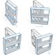 thumbnail image 4 of Organizador de cocina extraíble, especiero extensible de dos lados con rotación de 90° para un acceso rápido y fácil a las especias, diseño compacto para espacios pequeños, 4 of 7