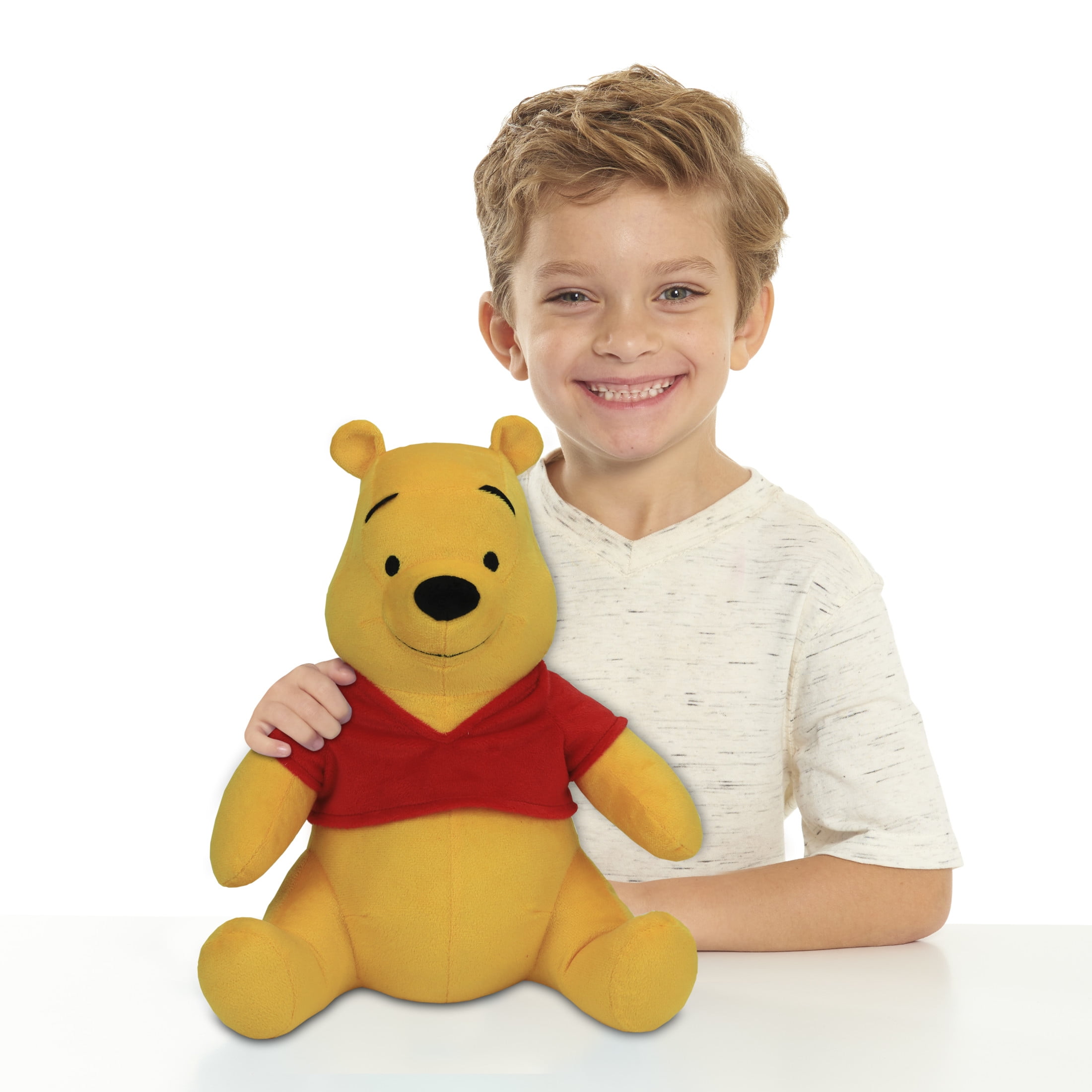Disney Classics Friends Large 12.7-Inch Plush Winnie the Pooh, Plush Basic, Ages 2 Up, by Just Play