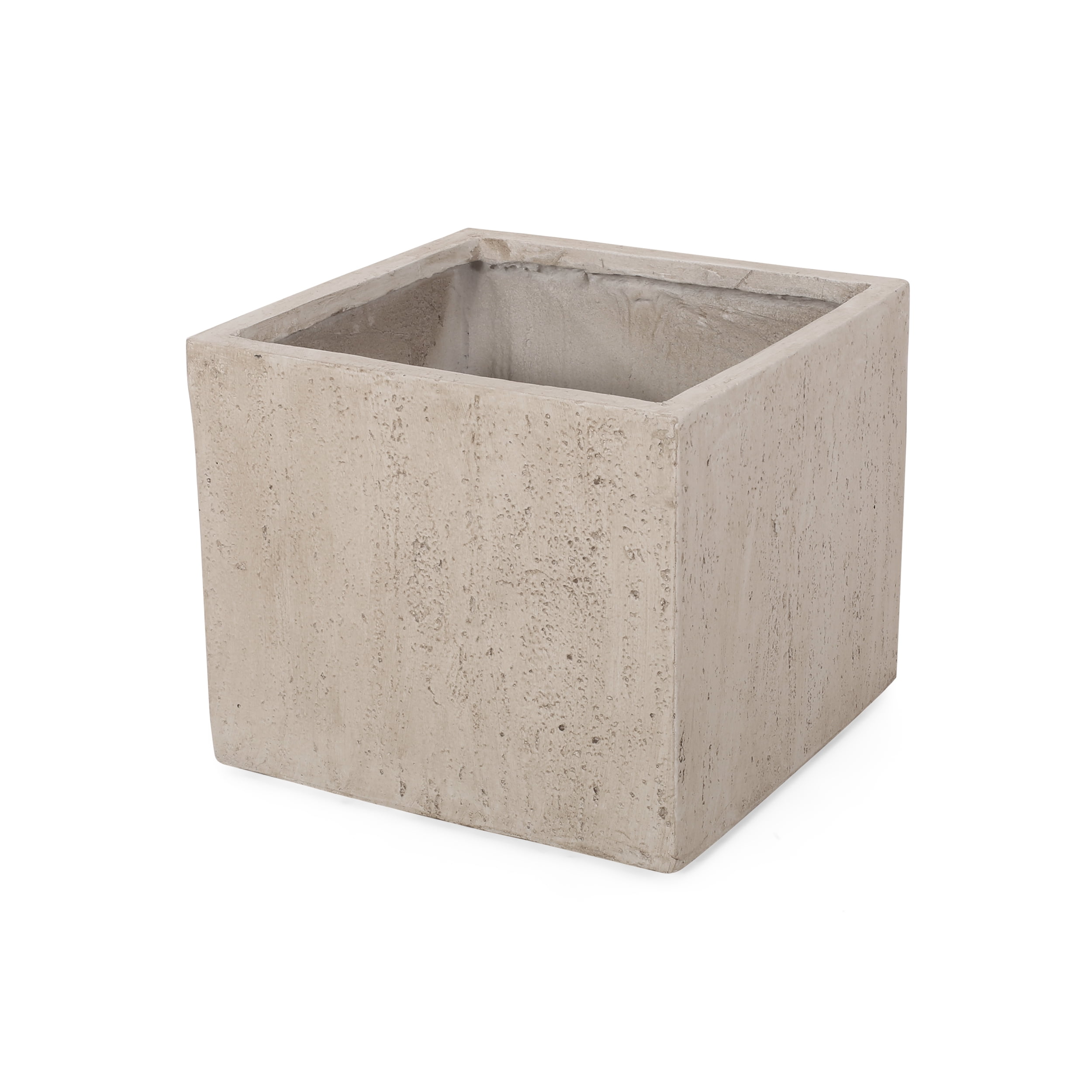 kasamodern modern concrete round cement planter pot walmart com