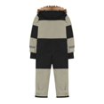 thumbnail image 5 of Huesdet Snowsuit Children Boys Ski Suit Thermal Ski Overall Spring Warm Snow Overall Windproof Suit Hood(Khaki,14-15 Y), 5 of 6