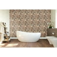 thumbnail image 2 of Ekena Millwork 11 7/8"W x 11 7/8"H x 3/4"P Freeport Boat Wood Mosaic Wall Tile, Natural Finish, 2 of 10