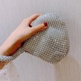 thumbnail image 4 of CIMAXIC Party 1Pc Party Handbag Rhinestone Cellphone Bag Coin Bag Multipurpose Change Purse,6.3"X5.91"X1.57", 4 of 5