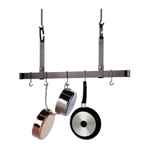 Enclume USA Handcrafted Gourmet Ceiling Bar Pot Rack Adjustable