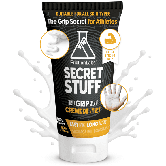 Friction Labs Quick Grip Secret Stuff Liquid Chalk for Athletes – Premium Skin-Friendly Chalk for Rock Climbing, Weightlifting, Gym & Tennis – High-Performance Grip Formula – 75 mL