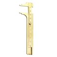 thumbnail image 1 of Riwesomey Calibrador portátil Mini calibre deslizante regla deslizante de latón herramienta de medición manual calibre deslizante de 100mm calibre Artesanía 1 escala 100mm, 1 of 6