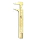 thumbnail image 1 of Riwesomey Calibrador portátil Mini calibre deslizante regla deslizante de latón herramienta de medición manual calibre deslizante de 100mm calibre Artesanía 1 escala 100mm, 1 of 6