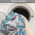 thumbnail image 6 of Blue and Pink Dog Crate Cover, Digitally Generated Pattern of Soft Chrysanthemums, Easy to Use Pet Kennel Cover Small Dogs Puppies Kittens, 7 Sizes, Deep Sky Blue Rose, by Ambesonne, 6 of 6