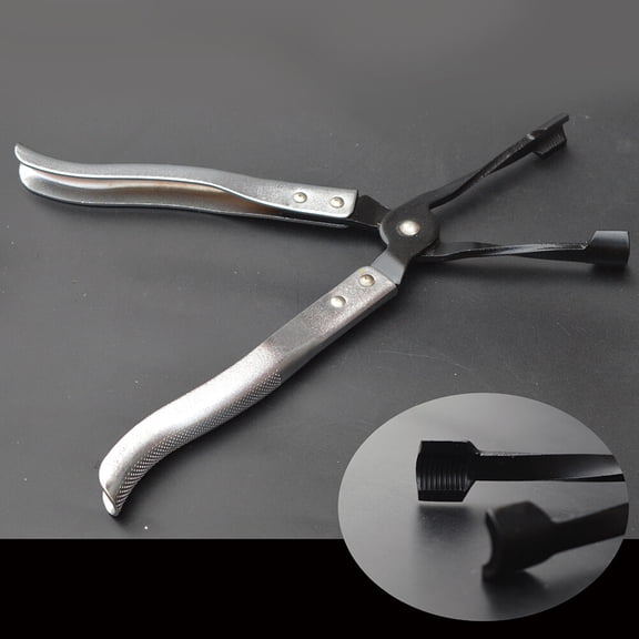 IFANLANDOR 1Pack Spring Clamp Compressor Tool Valve Spring Removal Pliers for Mechanics Engine Enthusiasts 10.6x2.4x1.2in