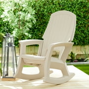 Semco Plastics Rockaway Heavy Duty Resin All-Weather Outdoor Rocking Chair
