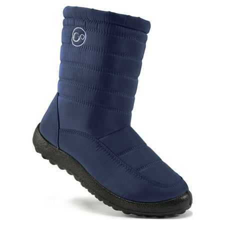 

Ecetana Womens Winter Ankle Snow Boots Female