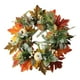 thumbnail image 5 of Corona de calabaza para puerta de otoño Corona de puerta de cosecha de otoño con calabazas Hojas de arce para 40cm, 5 of 9