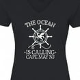 thumbnail image 4 of Inktastic Cape May New Jersey Women's V-Neck T-Shirt, 4 of 5