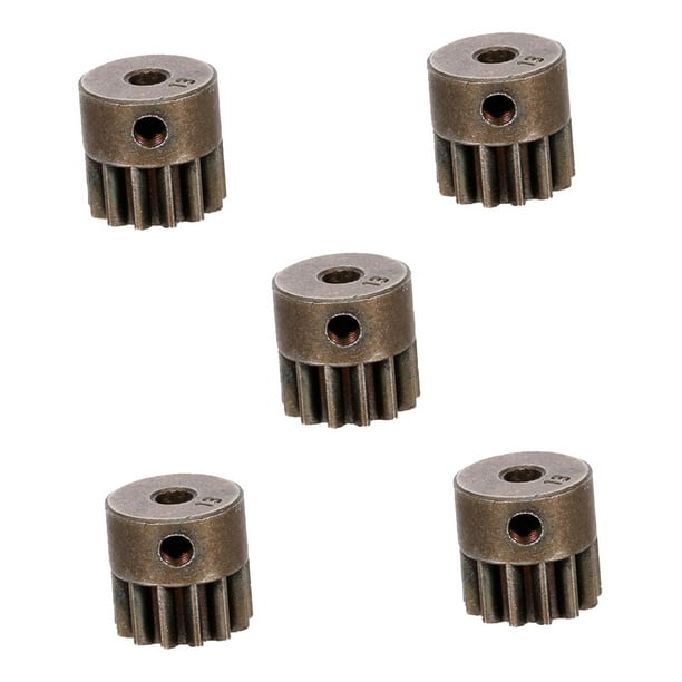Juego de engranajes de motor Zulema piñón de metal 32DP 3.175mm 5 piezas