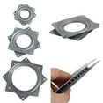 thumbnail image 4 of 4 Inch Square Rotating Swivel Plate - Bearing Turntable, TV Rack, Desk Seat, Swivel Plate - Bar Tool 95x 95x 9mm, 4 of 8