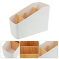 thumbnail image 1 of WESIEVYA 2pcs Multifunctional Storage Boxes for Home Decorative White Rubber Wood Living Room Design, 1 of 5
