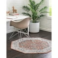 thumbnail image 3 of Traditional Jeopok Collection Area Rug Salmon Pink - 4'x4' Octagon, 3 of 5