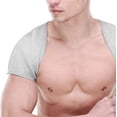 thumbnail image 4 of 1 Pc Breathable Shoulder Double Shoulder Support Brace Strap Shoulder Waistcoat Shoulder Protector Fit Men Women, Relief for Shoulder Injuries, Tendonitis (M), 4 of 8