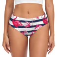 thumbnail image 1 of Balery Flamingos Ropa Interior de Algodón para Mujer con Dibujo – Braguitas Cómodas y Elásticas, Estilo Clásico-X-Large, 1 of 6