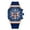 Blue, variant on Fashion Sport Military Watches Men Luxury Quartz Wristwatch Silicone Waterproof Date Clock