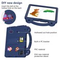 thumbnail image 3 of TECH CIRCLE Case for Onn 10.1" Tablet 2024 Gen 4, Cartoon Panda Shockproof Rugged Lightweight Convertible Stand Handles Kids Friendly Case for Onn 10.1 inch 4 Gen Tablet 2024 Model:100135925,Navyblue, 3 of 7