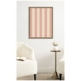 thumbnail image 2 of Kate and Laurel Framed Fabric Pinboard 20 x 26,  Printed Linen Classic Bulletin Board for Use as a Vision Board or Wall Organization, Florence Light Brown Frame, 2 of 8