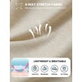 thumbnail image 5 of BALEAF Yoga Tops for Women Racerback Open Back Workout Tank Tops Sleeveless Running Shirts Loose Fit Athletic Gym Sports Beige M, 5 of 7