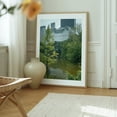 thumbnail image 6 of The Pond, Central Park - Manhattan New York Photography Cityscape Architecture Nature Landscape Scenic Oak Framed Wall Art Print 16 x 20 inches, 6 of 12