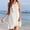 B83 White Plus Size Summer Dresses Clearance Under $5, variant on Summer Xqxayjr Womens Summer Spring Flowy Short Tank Halter Neck Mini Sundress Wedding Guest Dress Under $5 Plus Size Sleeveless Hollow Out Eyelet Holiday Outfits Church Dress