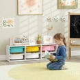 thumbnail image 2 of Qaba Kids Toy Storage Organizer with 6 Removable Plastic Bins, 2 of 10