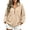 a01Khaki, variant on Yyeselk Women's Half Zip Sweatshirt Lightweight Stand Collar Sweatshirts for Women Long Sleeve Loose Fit Fall Clothes Khaki XL